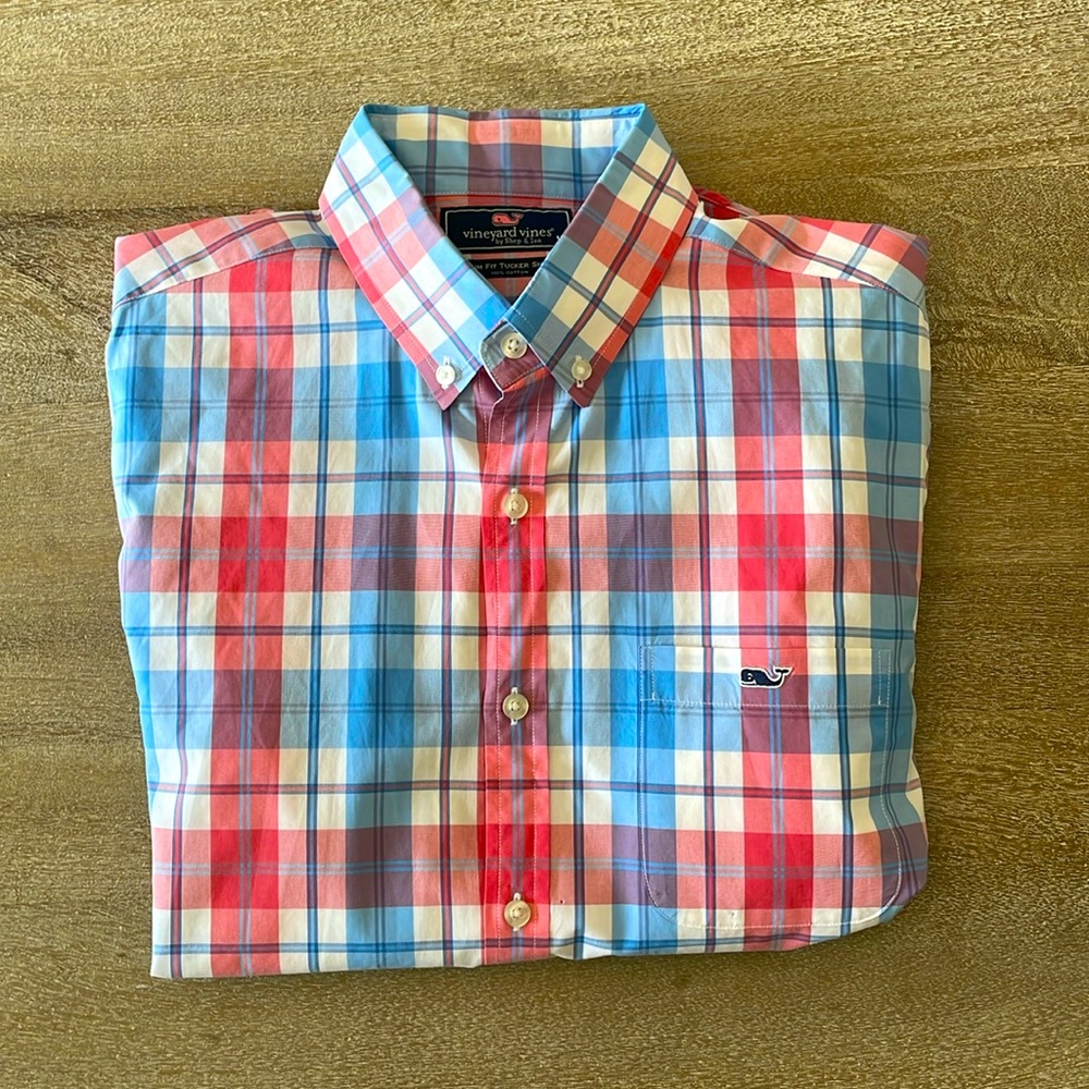 Vineyard Vines Mens Slim Fit Tucker Shirt